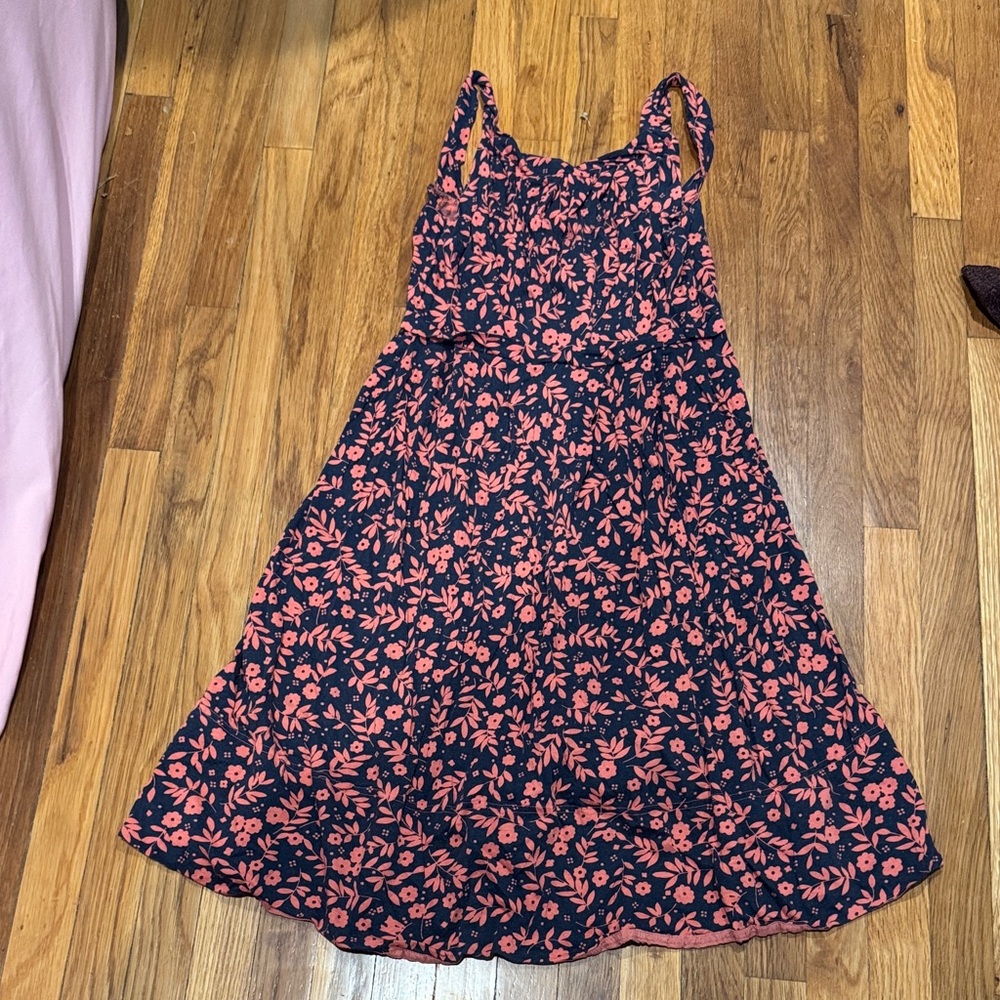 Floral Pink and Blue Women’s Dress